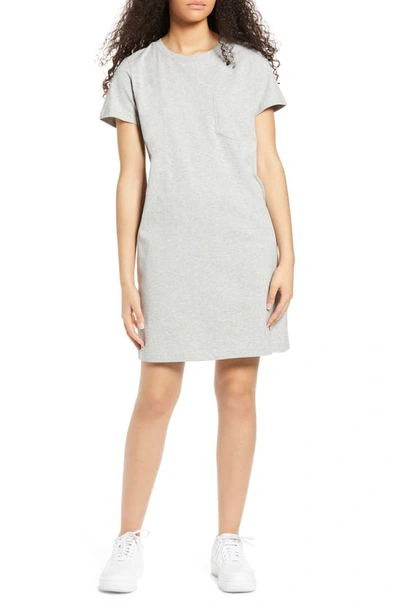 Thread & Supply Kick Back T-shirt Dress In Heather Grey