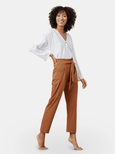Aday Easy Days Pant In Brown