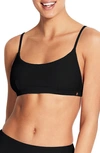 Seafolly Essentials Bralette Bikini Top In Black