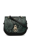 Mulberry Bayswater Pebbled Leather Satchel In Green