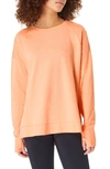 Sweaty Betty After Class Sweatshirt In Peach Orange