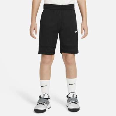 Nike Core Big Kids' Basketball Shorts In Black,black,white