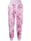 Cinq À Sept Giles High-waist Camo Jogger Pant In Cameo Pink