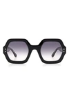 Isabel Marant Women's Ely 61mm Hexagonal Sunglasses In 8079o Black