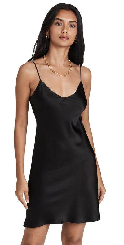 Dannijo True Black Slip Dress