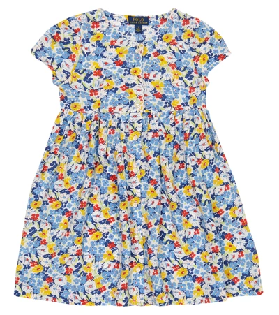 Polo Ralph Lauren Kids' Floral Empire-waist Dress In Preppy Floral