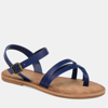 Journee Collection Women's Vasek Sandals Women's Shoes In Blue