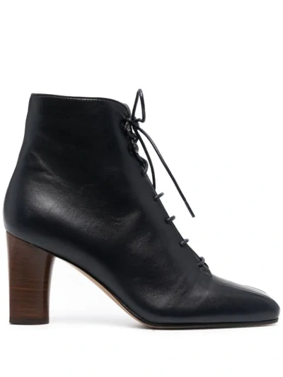 Michel Vivien Klemp Lace-up Boots In Black