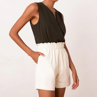 Aday Ease In Shorts In White