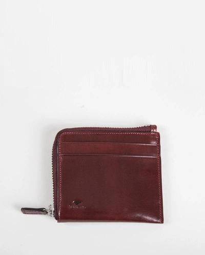 Il Bussetto Small Zip Wallet (leather) In Red
