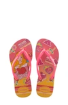 Havaianas Kids' Disney Princess Flip Flop In Pink Flux