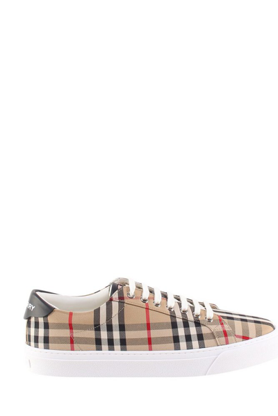 Burberry Vintage Check Sneakers In Brown