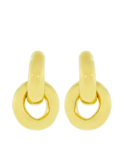 Lizzie Fortunato Mini Link Earrings In Gold