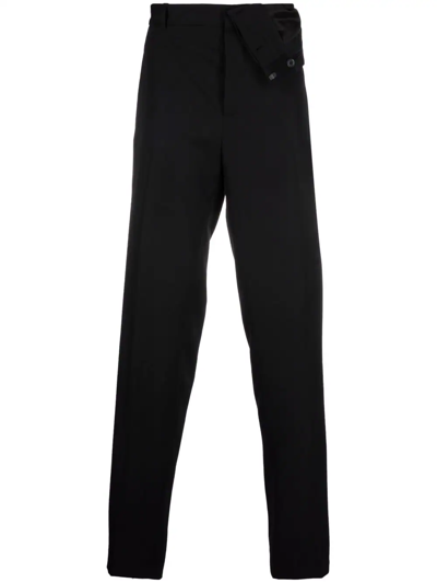 Y/project Black Classic Asymmetric Waist Trousers