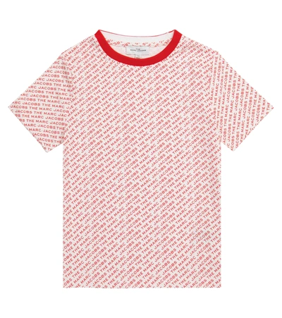 The Marc Jacobs Kids' Logo Cotton Jersey T-shirt In White
