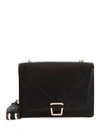 Sam Edelman Accordion Leather Shoulder Bag In Black