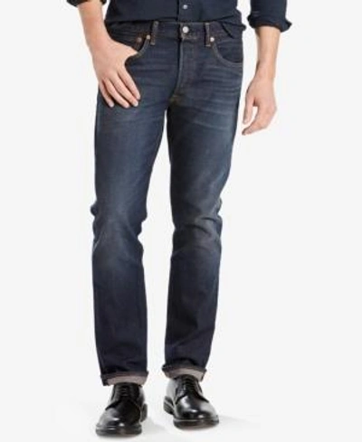 Levi's Men's 501 Original Fit Button Fly Stretch Jeans In Anchor
