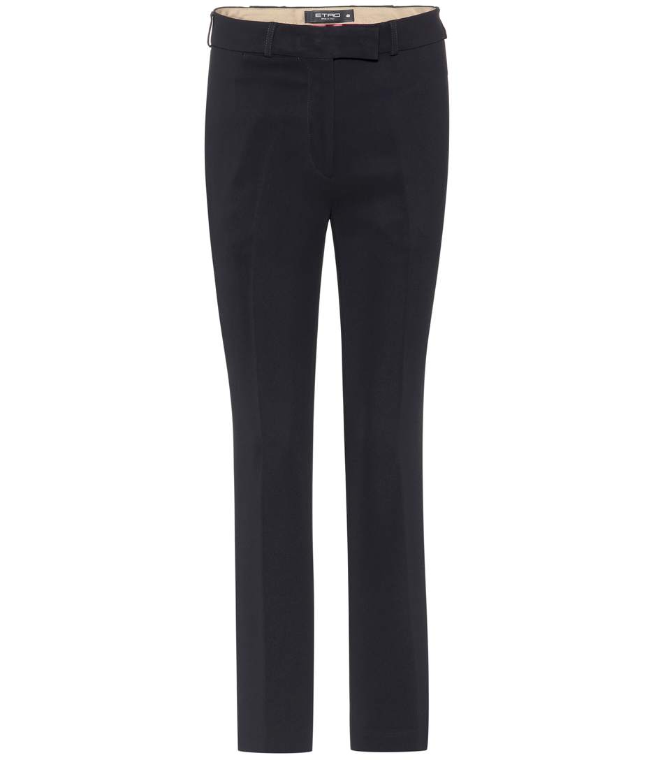 Etro Mid-rise Trousers In Black | ModeSens
