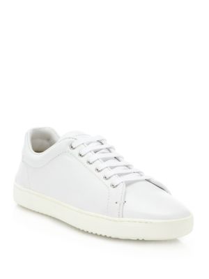 Rag & Bone Kent Leather Low-top Sneakers In White | ModeSens