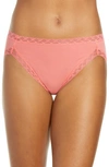 Natori Bliss Cotton French Cut Briefs In Papaya