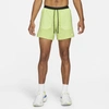 Nike Dri-fit Flex Stride Run Division Men's Brief-lined 5" Running Shorts In Light Lemon Twist