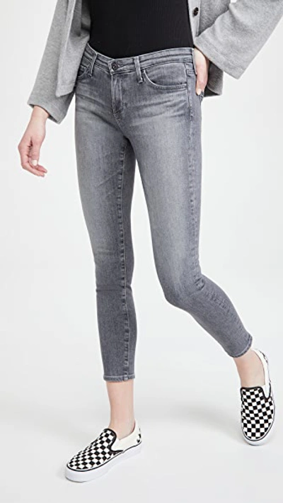 Ag Mid-rise Legging Ankle Jeans In Shadow Lane
