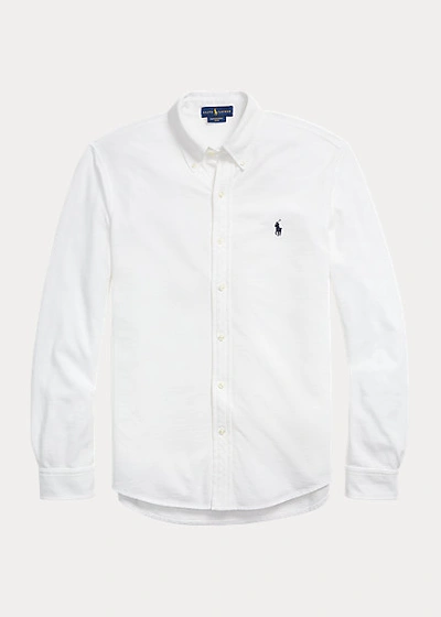 Polo Ralph Lauren Featherweight Mesh Shirt In New Lilac Heather