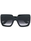 Gucci Oversize Square Frame Sunglasses In Black