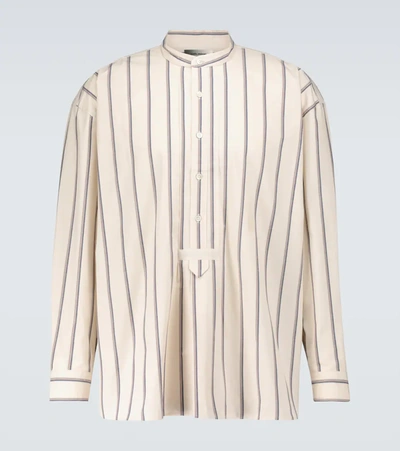 Isabel Marant Riley Shirt In Beige Cotton