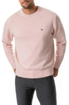 Rodd & Gunn Men's Mid-weight Cotton Crew Sweater In Pink