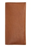 Ezra Arthur No. 12 Long Leather Wallet In Whiskey