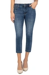 Kut From The Kloth Katy Ankle Crop Straight Leg Jeans In Coneflower