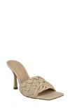 Marc Fisher Ltd Marc Fisher Draya Slide Sandal In Light Sand Leather