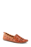 Spring Step Fusaro Loafer In Orange Leather