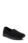 Flexus By Spring Step Century Slip-on Sneaker In Black Fabric