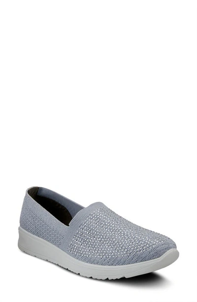 Flexus By Spring Step Century Slip-on Sneaker In Grey Fabric