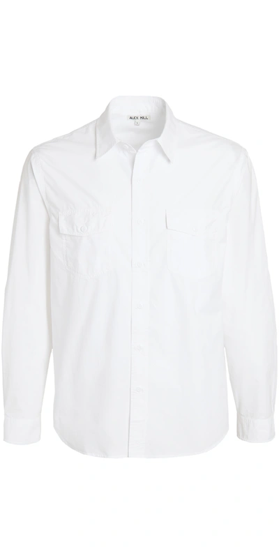 Alex Mill Button-up Field Shirt In White