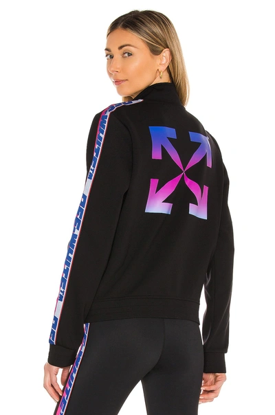 Off-white Athleisure Track Jacket In Black & Multi
