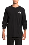 The North Face Logo Graphic Tee In Tnf Black