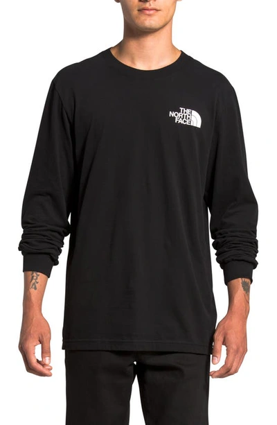 The North Face Logo Graphic Tee In Tnf Black
