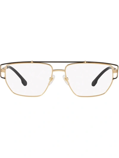 Versace 55mm Rectangular Optical Glasses In White