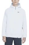 Nike Repel Water Repellent Hooded Golf Pullover In Photon Dust/photon Dust/black