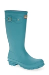 Hunter Kids' Original Rain Boot In Blue Spruce