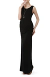 Kimi And Kai Maternity Maxi Tank Dress In Black