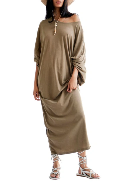 Free People Lifestyle Dress In Stone Sage