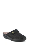 Flexus By Spring Step Merula Clog In Black Patent Leather