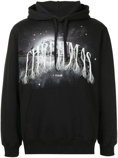 Doublet Black 'not Christmas' Embroidery Hoodie