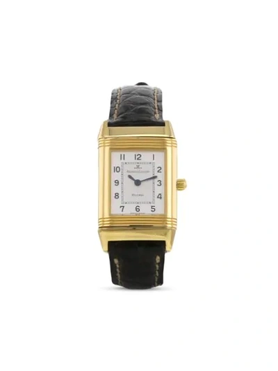 Pre-owned Jaeger-lecoultre 2000  Reverso Lady 20mm In Black