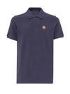 Kenzo Polo Shirt With Tiger In Blue