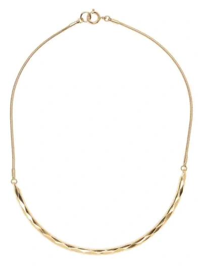 Isabel Marant Miki Snake-chain Necklace In Gold